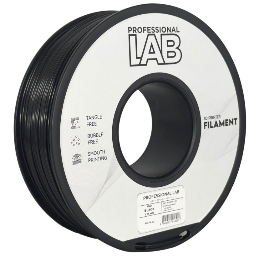 Professional Lab ABS+ fekete 1.75mm 1kg filament
