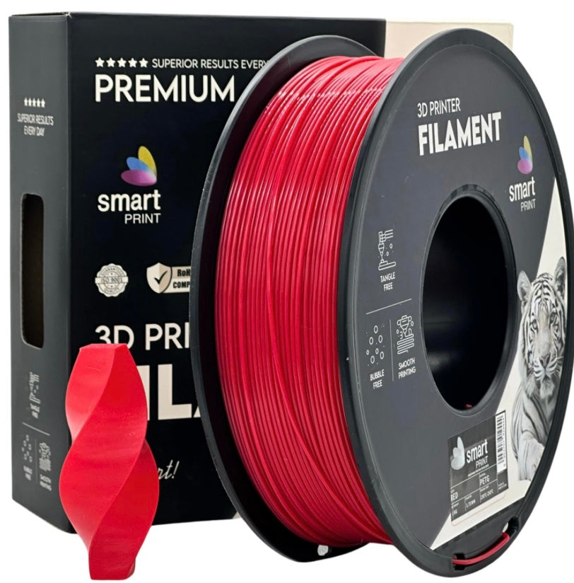 Smart Print PETG piros 1.75mm 1kg filament