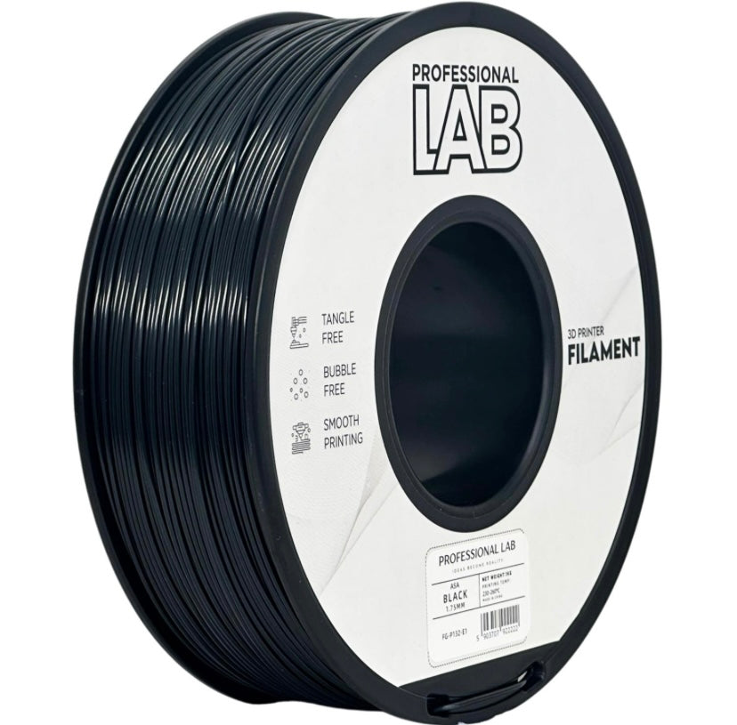 Professional Lab ASA fekete 1.75mm 1kg filament