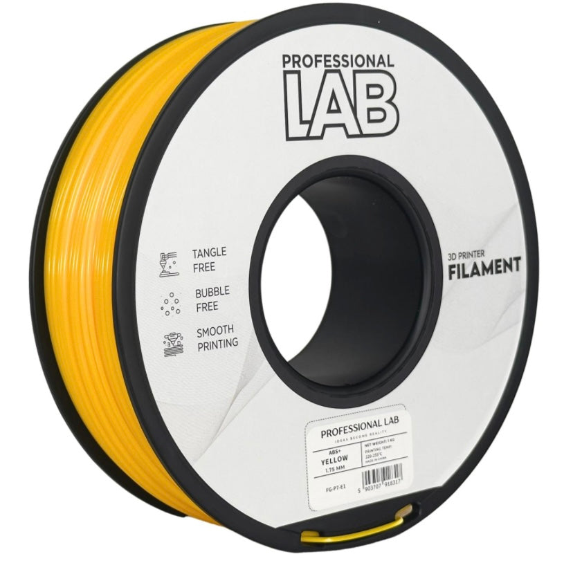 Professional Lab ABS+ citromsárga 1.75mm 1kg filament
