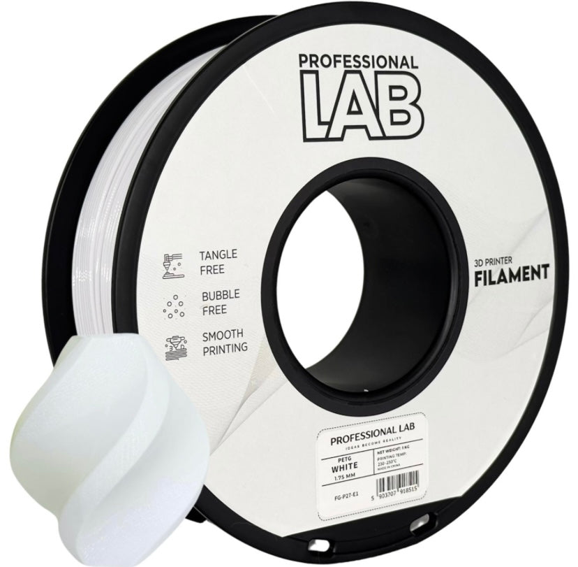 Professional Lab PETG fehér 1.75mm 1kg filament