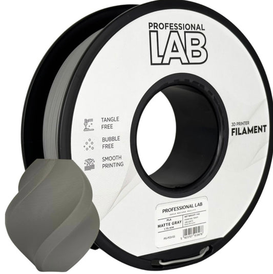 Professional Lab PLA matt szürke  1.75mm 1kg filament