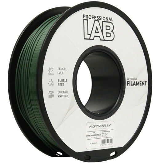 Professional Lab PLA Carbon Fiber zöld 1.75mm 1kg filament