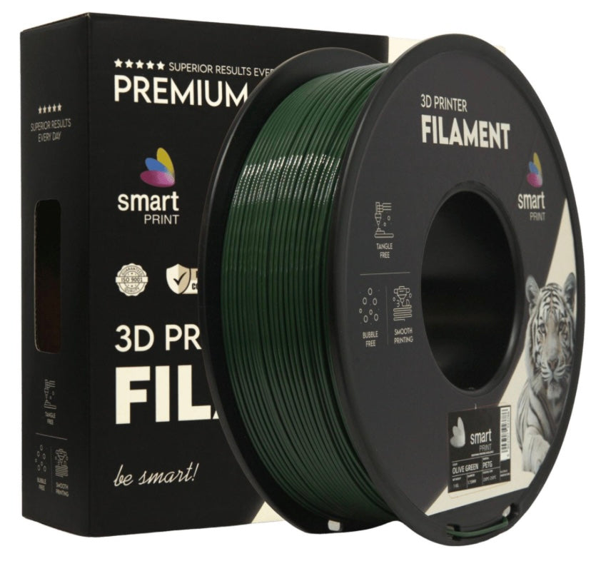 Smart Print PETG olivazöld 1.75mm 1kg filament