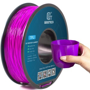 Geeetech TPU átlátszó lila 1.75mm 1kg filament