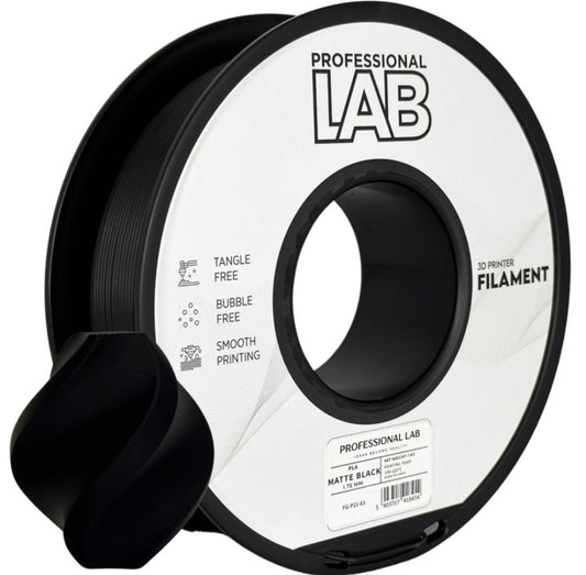 Professional Lab PLA matt fekete 1.75mm 1kg filament