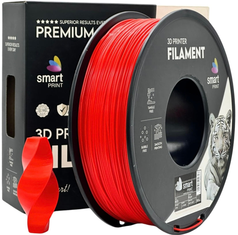Smart Print piros PLA+ 1.75mm 1kg filament