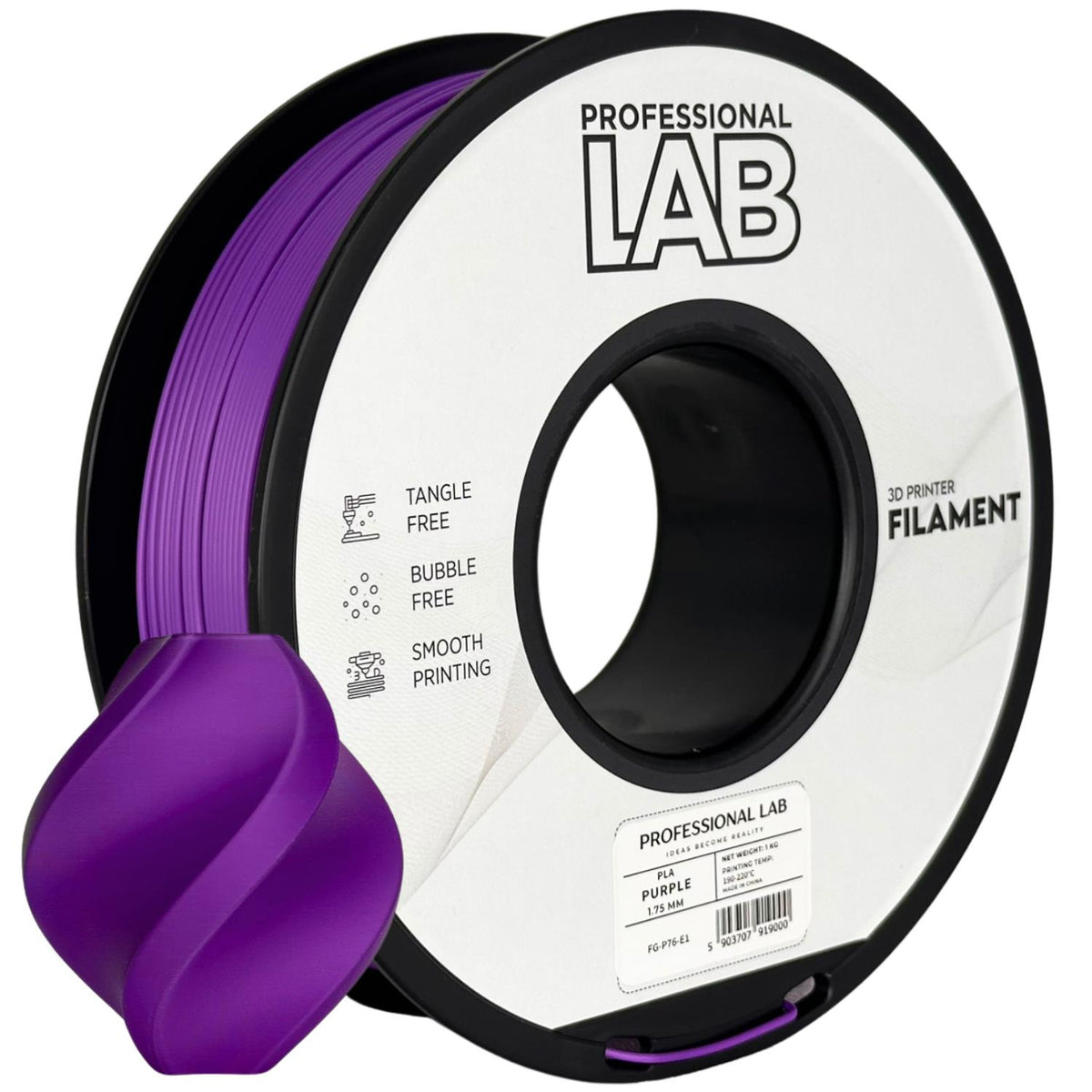 Professional Lab PLA Lila 1.75mm 1kg filament